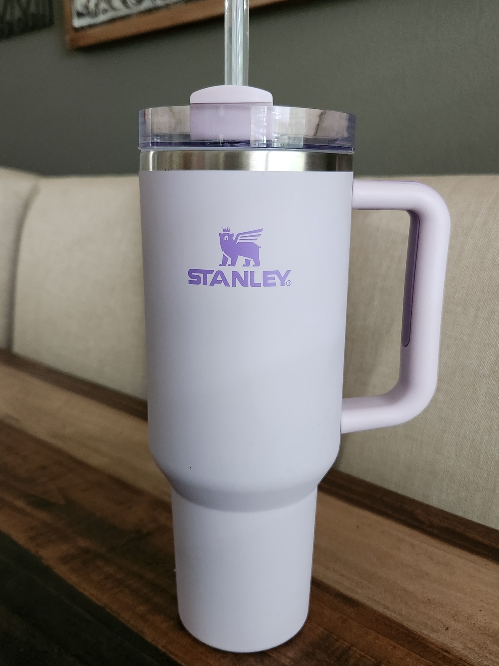 Stanley Lavender Travel Tumbler with Handle